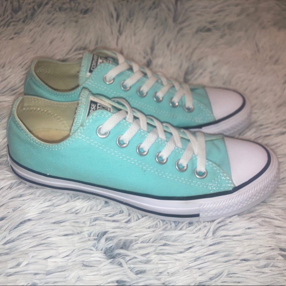 Converse 7 CTAS Low Aqua Shoes